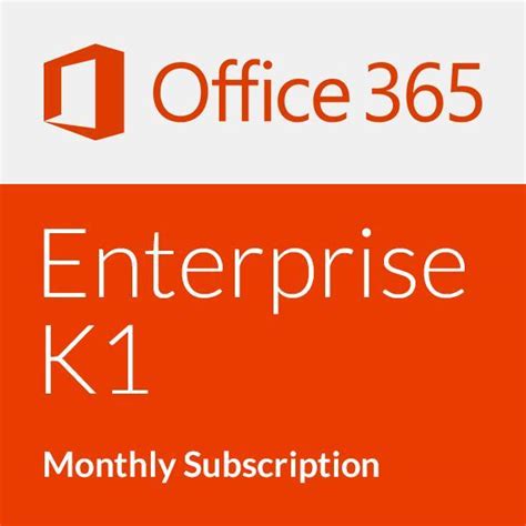 office 365 enterprise k1.
